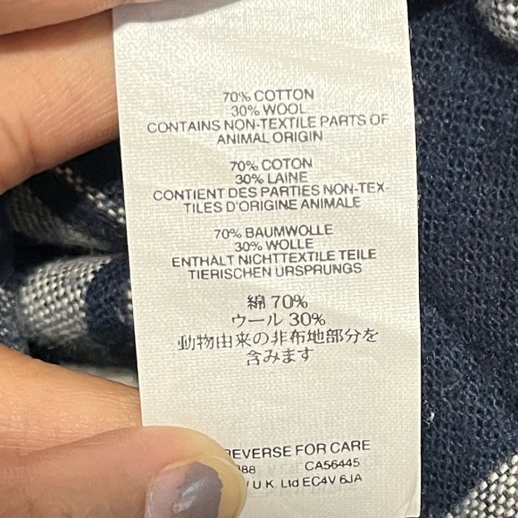 J.Crew Men’s Navy Plaid Flannel Shirt with Suede Elbow Patches - Size M - Picture 2 of 15